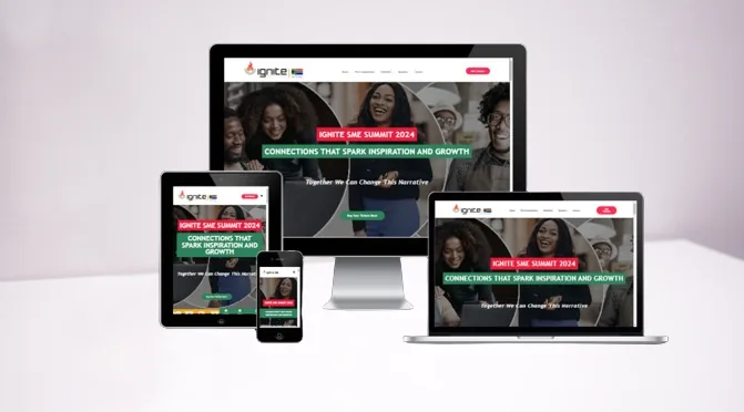 Ignite Summit website screenshot